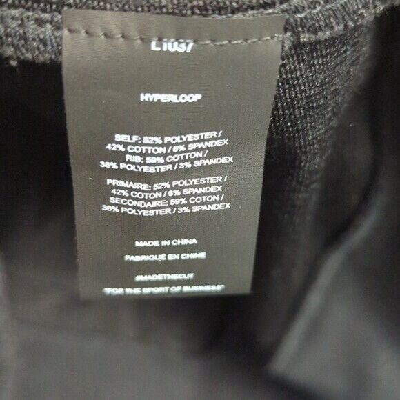 Cuts Clothing Men's L Black Hyperloop Bomber Snap Button The Friday Project - Picture 9 of 12